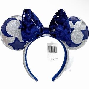 NEW Disney Parks Sorcerer Constellation Star & Moon Minnie Ear Headband.